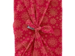Furoshiki tall 73 x 73 ex2448 red gold christmas snowflake
