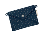 Little envelope clutch bulle bronze marine