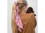 Long tail scrunchie pink violette