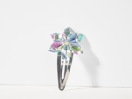 Star flower hairclip pastel fleuri