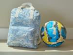 Gaby small backpack toile de biche
