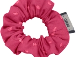 Mini Scrunchie plumetis rose fuchsia