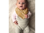 bandana bib gypso ocre
