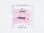 Small elastic bows light pink