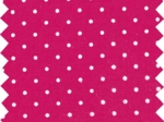 Cotton fabric fuschia spots