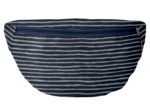 Banana bag striped silver dark blue