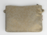 Coton clutch bag gold large corduroy