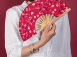 Hand-held fan hanami