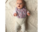Bib - Baby size prairie fleurie
