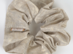 Scrunchie  glitter linen