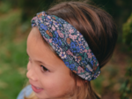 Children's double-breasted headband monet lilas