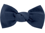 Small bow hair slide navy blue