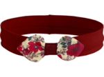 Jersey knit baby headband poppy