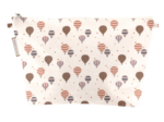 Cosmetic bag with flap montgolfiere
