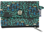 zipper pouch card purse chouettes