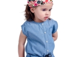 Headscarf headband- child size champ floral