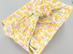 Furoshiki medium 48x48 mimosa jaune rose
