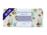 Coupon tissu 50 cm carnaval d'eléphants