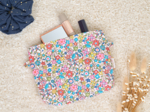 Tiny coton clutch bag mille et une fleurs