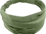 Headscarf headband- Baby size sage green gauze