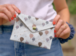 Little envelope clutch montgolfiere
