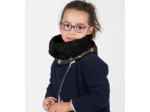 Children fur scarf snood palma girafe