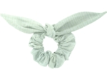 Bunny ear Scrunchie gaze vert d'eau