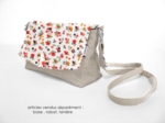 Flap of shoulder bag reveil printanier