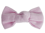Small bow hair slide light pink