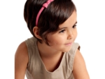 Thin headband glittery pink