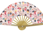 Hand-held fan petites filles pop