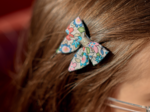 Mini bow tie clip mille et une fleurs