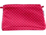 Coton clutch bag red spots