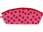Pencil case ladybird gingham