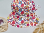 Sun hat adjustable-size T2 tutti fleuri