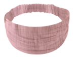 Headscarf headband- child size gauze pink