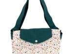 Tote bag with a zip sea side