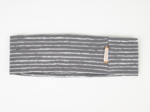 Stretch jersey headband  tracé noir et blanc