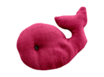 Whale clip fuschia
