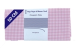 Coupon tissu 50 cm pink gingham