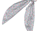 Long tail scrunchie pastel fleuri