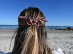 Bunny ear Scrunchie hippie fleurie