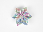 Star flower hairslide pastel fleuri