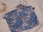 Tiny coton clutch bag monet lilas