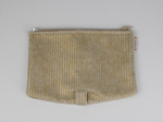 Flap of shoulder bag gold large corduroy