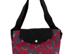 Tote bag with a zip oiseau de noël