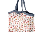 Pleated tote bag - Medium size reveil printanier