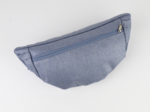 Small banana bag iridescent denim