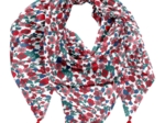Pom pom scarf prairie fleurie