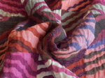 Jacquard fabric zigzag pop